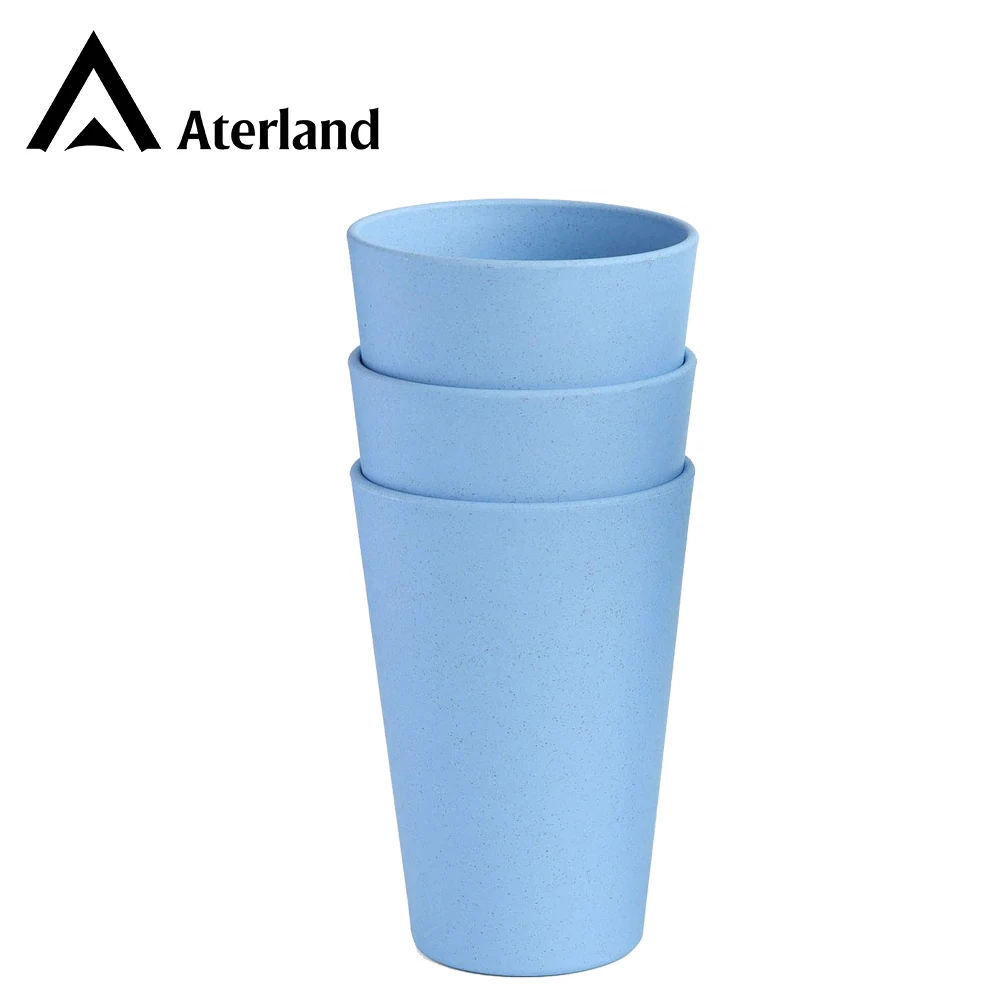 

Aterland Небьющийся многоразовые стаканы для питья, способный преодолевать Броды для взрослых, объемом 16 унций, набор из 3 предметов
