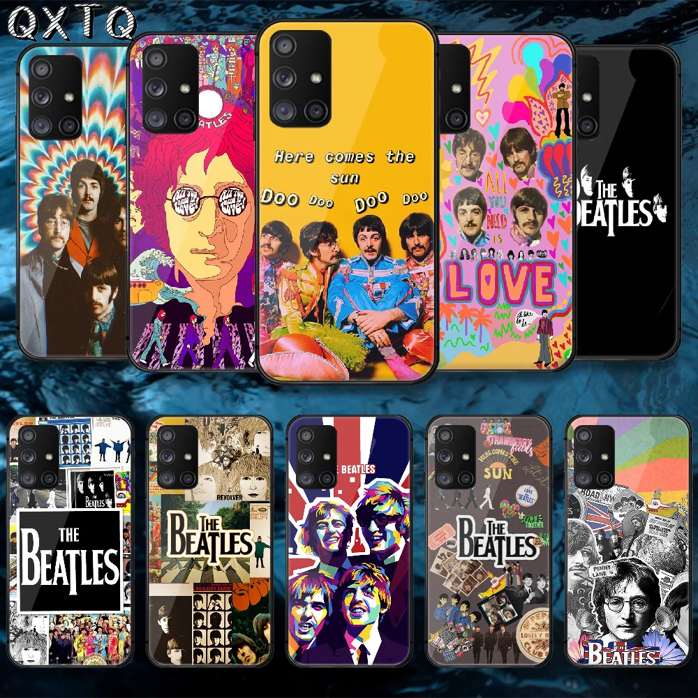 

QXTQ George My Favorite Beatle Tempered Glass Phone Case Bag Cover For Samsung Galaxy A 10 12 20E 21 30 32 50 40 51 52 70 71 72