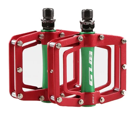 

GUB new 305g/pair ultra-light Chro-MO axle bicycle pedal CNC Road bike pedals MTB Mountain 6 bearings aluminum alloy body BMX
