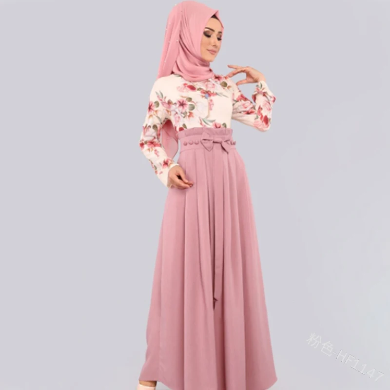 Рамадан Eid Abaya Турецкий Арабский Hijab мусульманское длинное платье марокканский