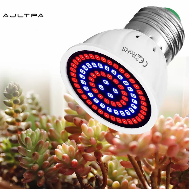 

500Pcs 220V Led Bulb Grow Lighting Lamp Full Spectrum Indoor Growth Lihgt Plant Flower Lights E27 E14 B22 GU10 MR16