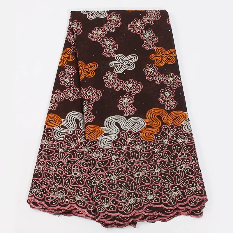 Bestway вышитый цветок швейцарская вуаль в Швейцарии горный хрусталь кружево ткань