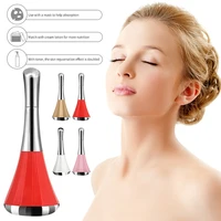 4 colors micro current vibration 3d roller massager anti wrinkle face lifting tool tightening beauty faceial massager
