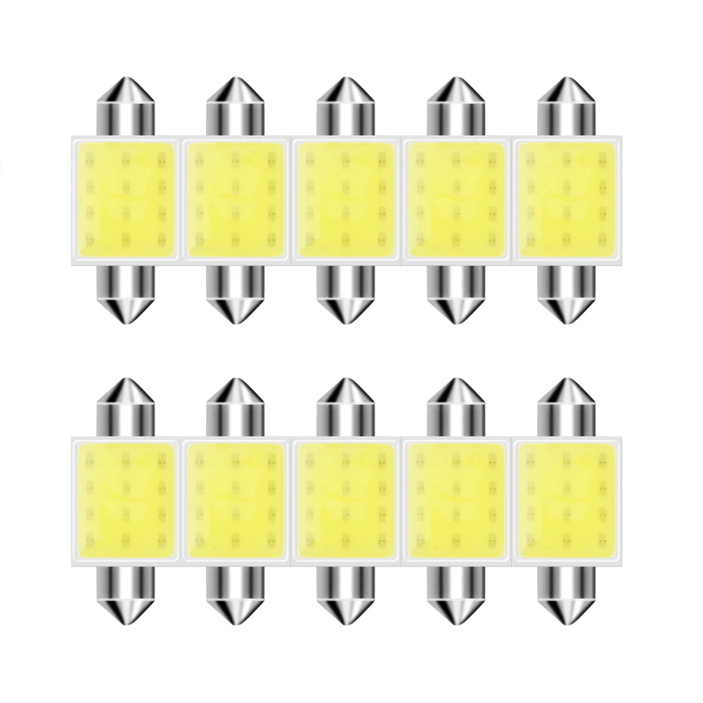 10 шт./лот 31 мм 36 39 41 Автомобильный монолитный блок светодиодов 1 5 Вт 12 В