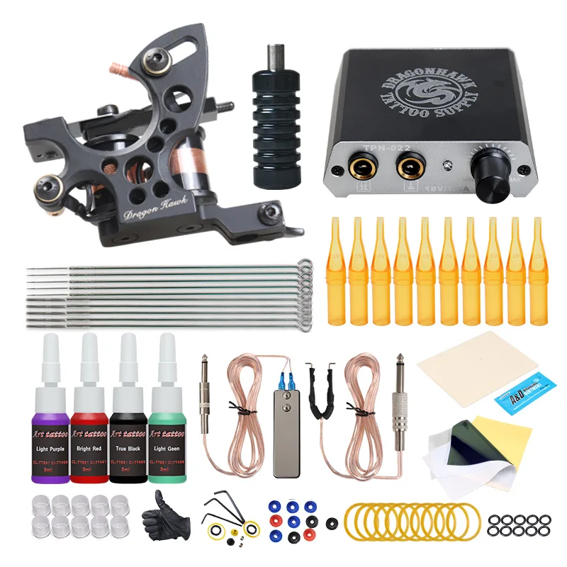 

Набор тату-машинки в комплекте, ружья стрекоза, одноразовые блоки питания, тату-пистолеты