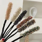 Кристалл ручной работы Maruko заколки для волос Свадебные стразы жемчужный цветок прозрачные аксессуары для волос невесты украшения для волос