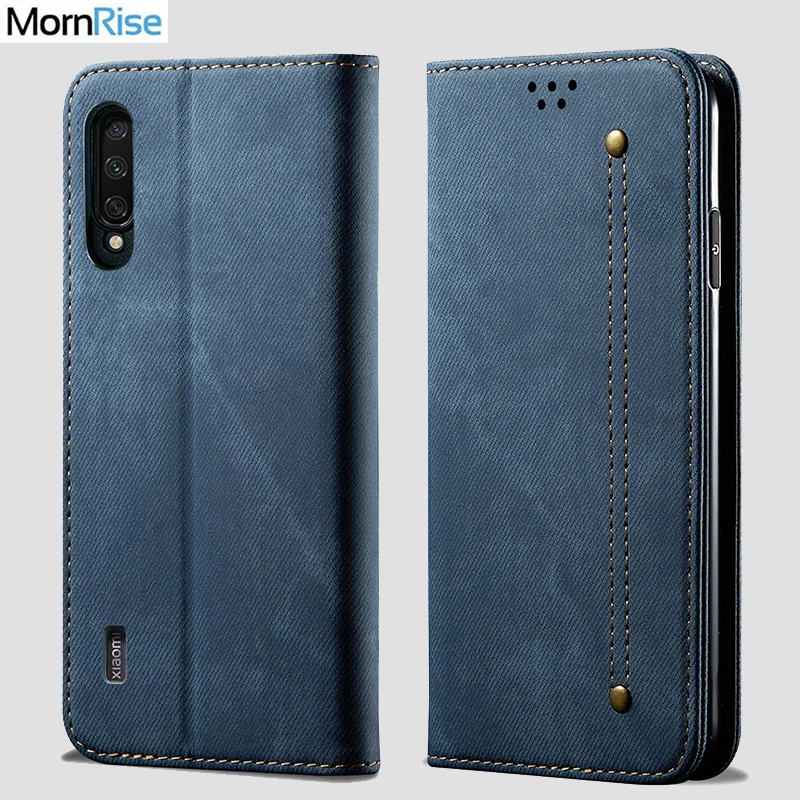 Чехол-кошелек для Xiaomi Mi 9 lite, Магнитный чехол-книжка, откидная крышка для xaomi Mi 9 Pro 5G, джинсовые кожаные сумки, подставка, держатель для карт