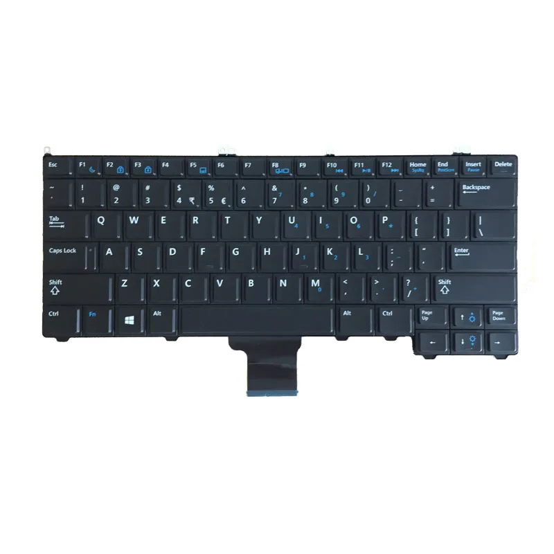 Новая клавиатура для DELL Latitude E7240 с поддержкой языка США без подсветки Черная|keyboard
