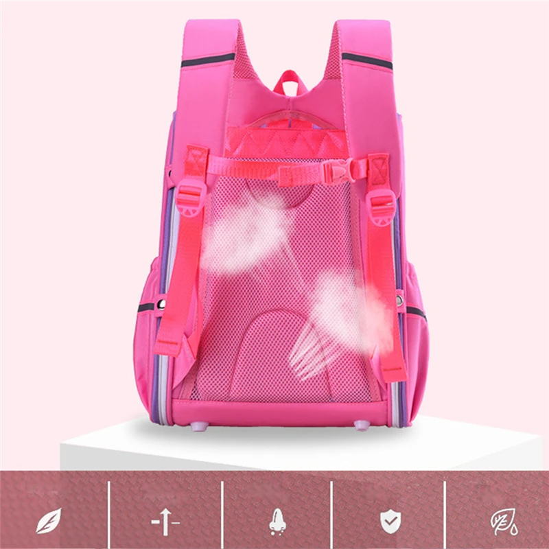 Children Grade 1-6 School Bags for Boys Girls Unicorn Printing Orthopedic School Backpacks Book Bag Knapsack Mochila escolar