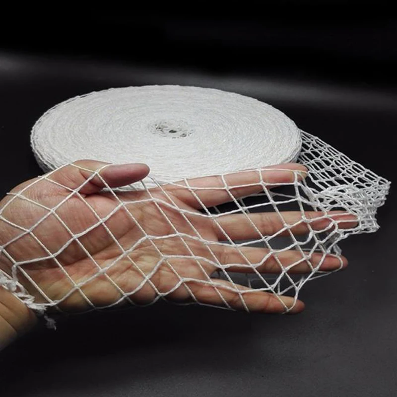 

1 Roll Meat Cooking Storage Cotton Meat Net Ham Sausage Net Butcher's String Sausage Roll Hot Dog Sausage Casing Packaging Tools