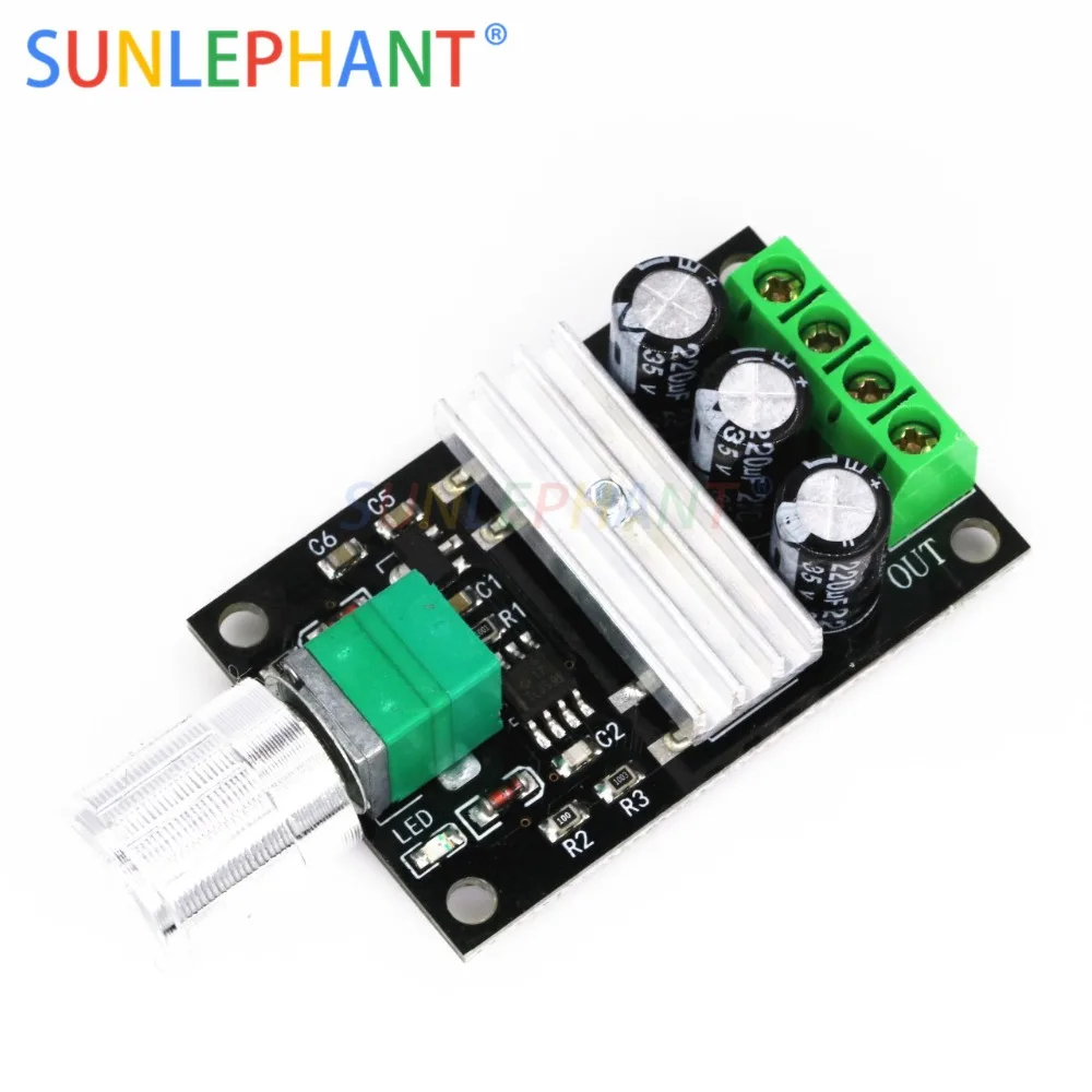 PWM контроллер скорости двигателя постоянного тока 6V 12V 24V 28V 3A переключатель