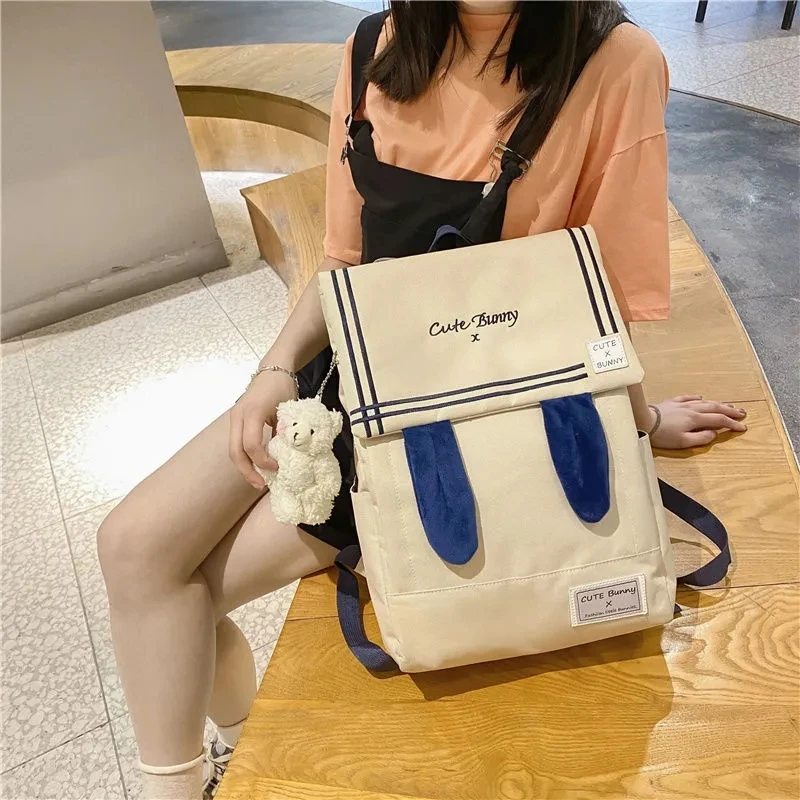 2022 Cute Backpacks women Casual Bagpacks Schoolbags For Girls ladies black bags book bags for students whiteTravel bagpacks