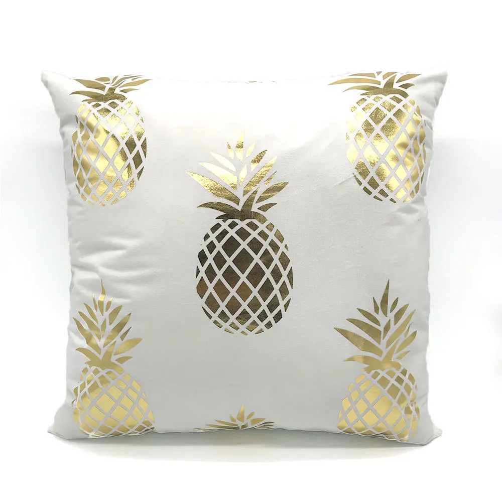 LeRadore 2018 Новинка Золотое Тиснение наволочка для подушки короткая плюшевая