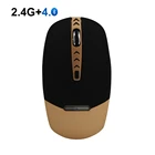 Bluetooth 4,0 Беспроводная мышь 2,4G, перезаряжаемая Бесшумная эргономичная мышь 1000 точекдюйм USB оптическая портативная мышь для Xiaomi, ПК, ноутбука