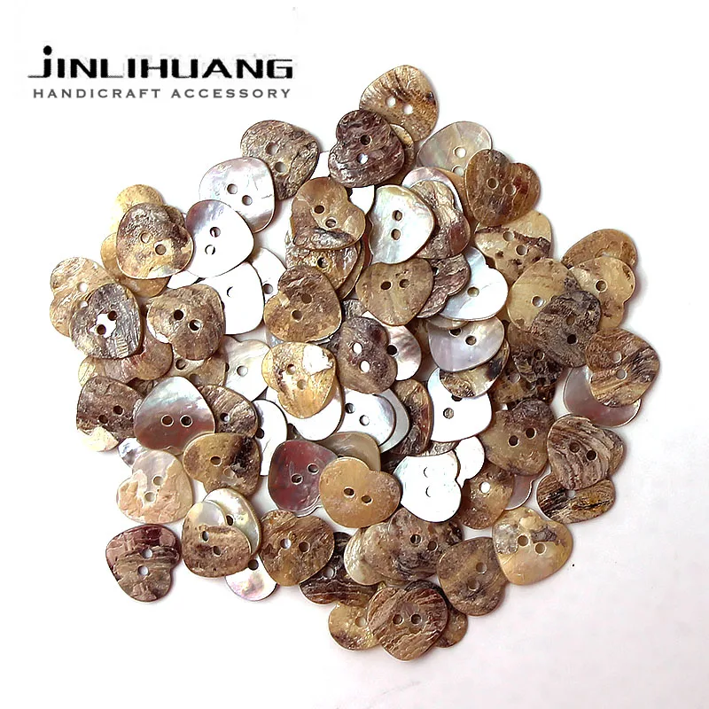 Пуговицы для шитья из натуральной ракушки, 22/18/12/10 мм