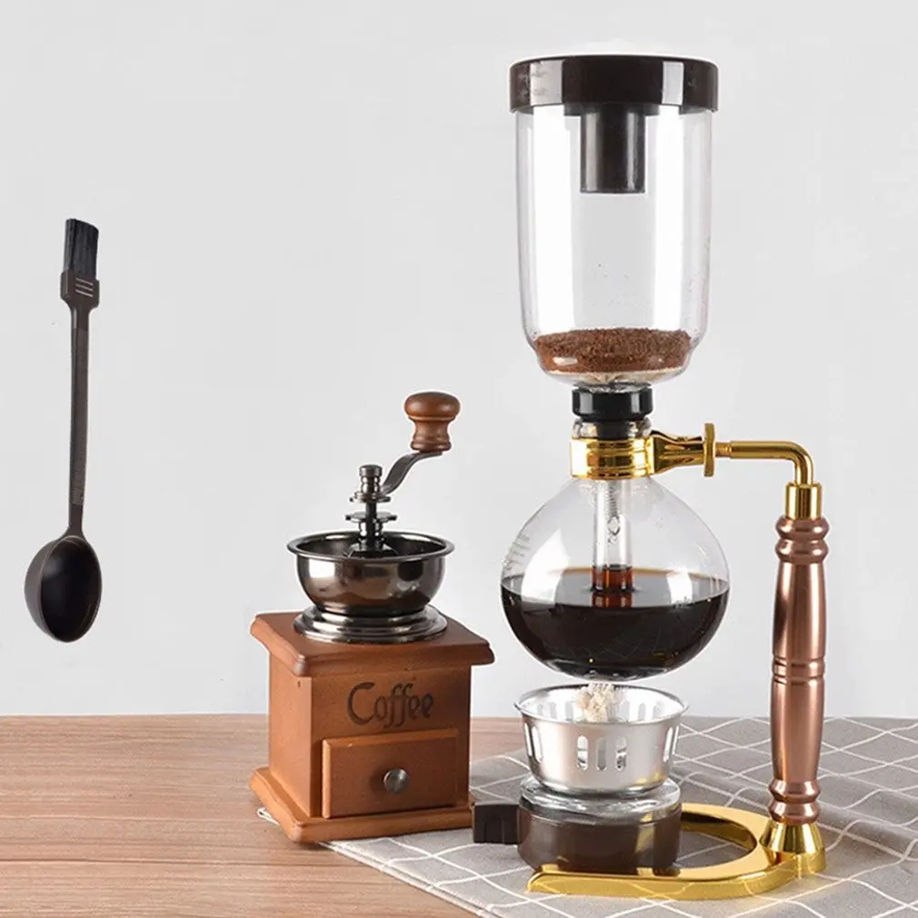 

Convenient Coffee Pot Set Filter Household Siphon Heat-resistant Glass Coffee Pot Manual Coffee Maker