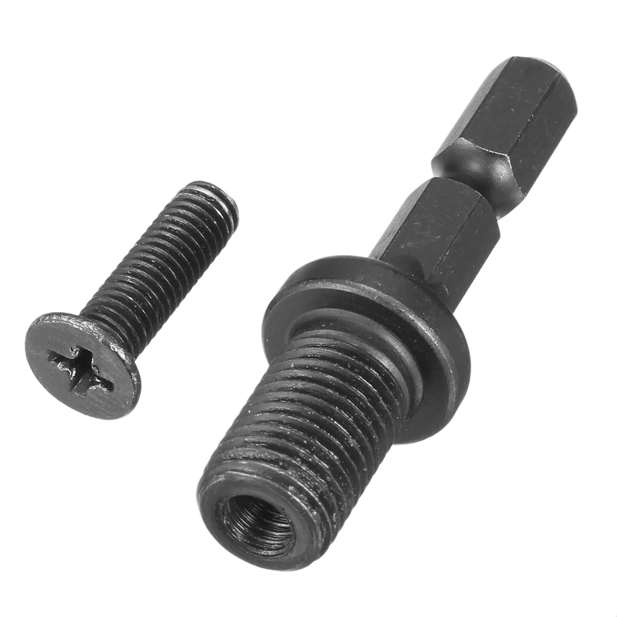 

1 Pcs 0.8-10mm Black Drill Keyless Chuck Plastic Sleeves Converter 1/4 Inch Adapter