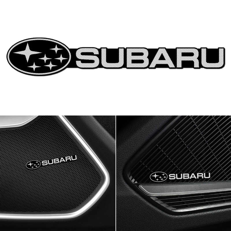 4 шт. для Subaru STI Impreza Forester Tribeca XV BRZ WRX Outback Автомобильная звуковая колонка значок