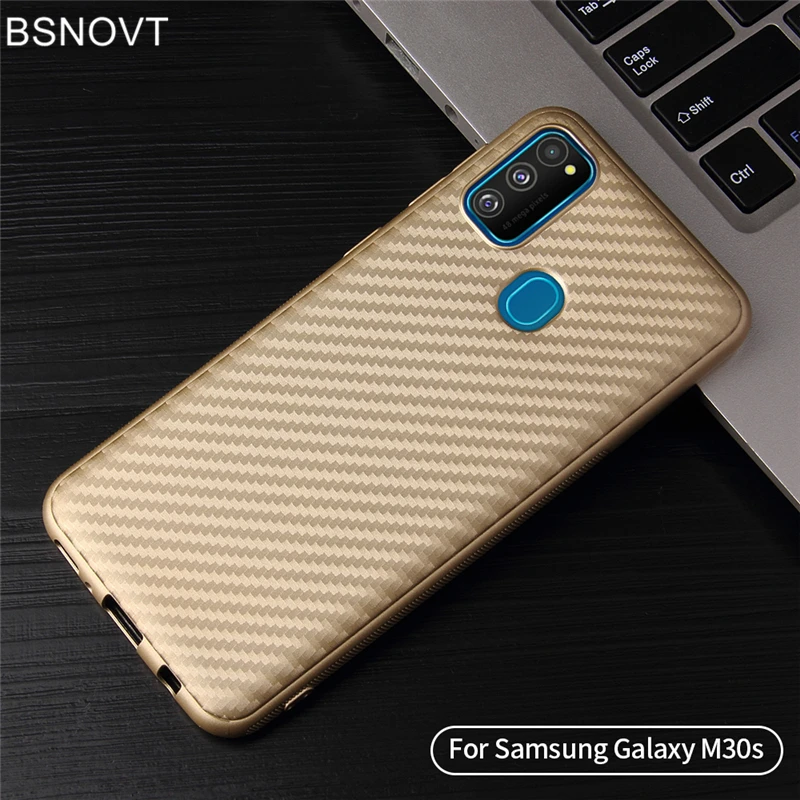 Gold Для samsung Galaxy M30s Чехол Мягкий ТПУ силиконовый тонкий бампер чехол для samsung Galaxy M30s чехол для samsung M30s чехол 6," BSNOVT - Цвет: Gold