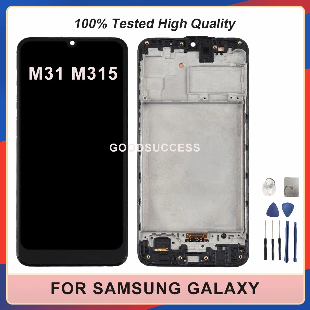 

6.4'' For Samsung Galaxy M31 M315 M315F SM-M315F SM-M315F/DSN SM-M315F/DS LCD Display Touch Screen Digitizer Assembly