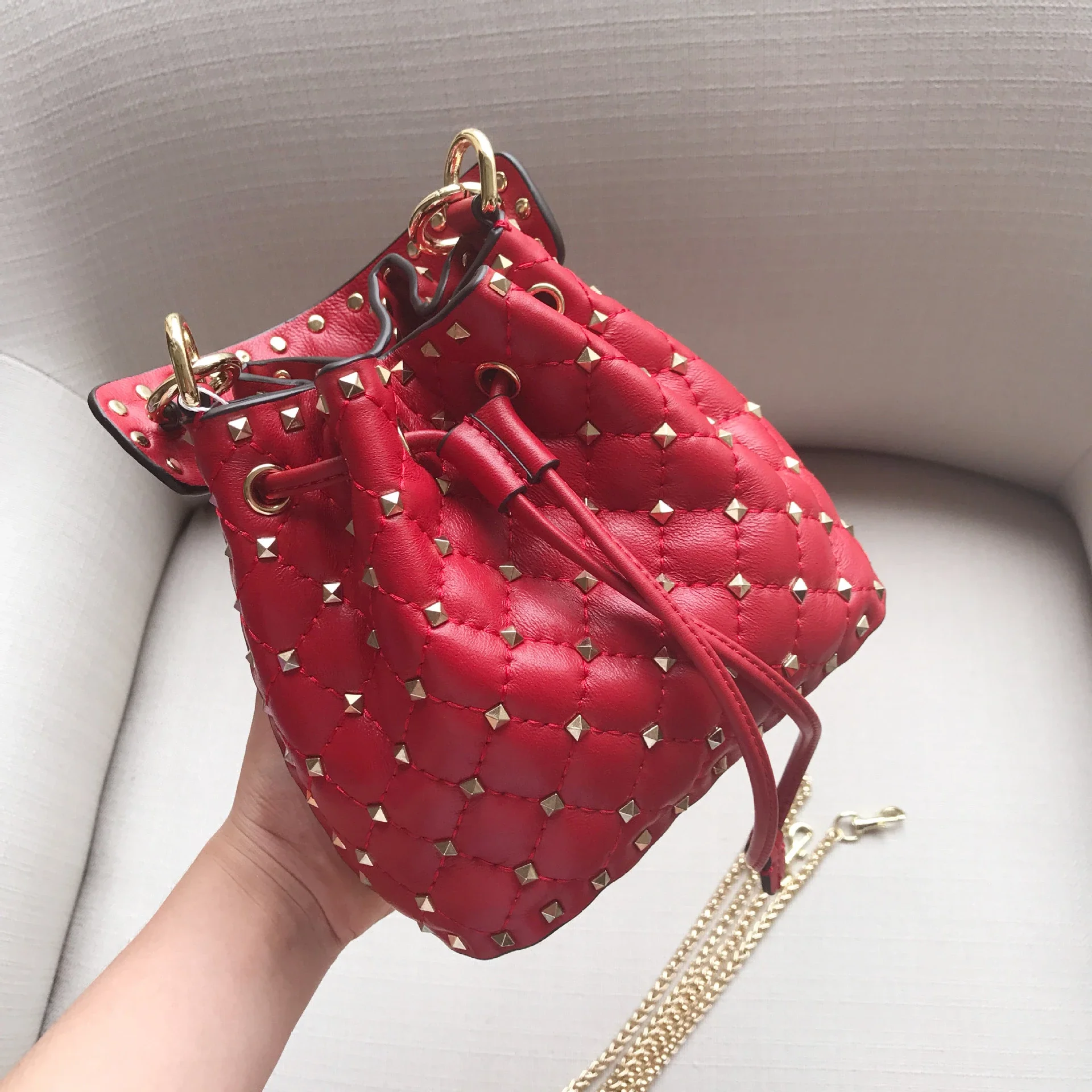 

free shipping 2020 the new style nice mini genuine leather sheepskin women handbag one shoulder bag crossbody bag 4 color 17cm