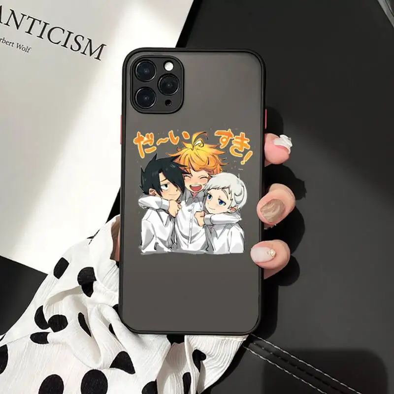 

The Promised Neverland anime manga Phone Cases matte transparent For iphone 7 8 11 12 plus mini x xs xr pro max cover