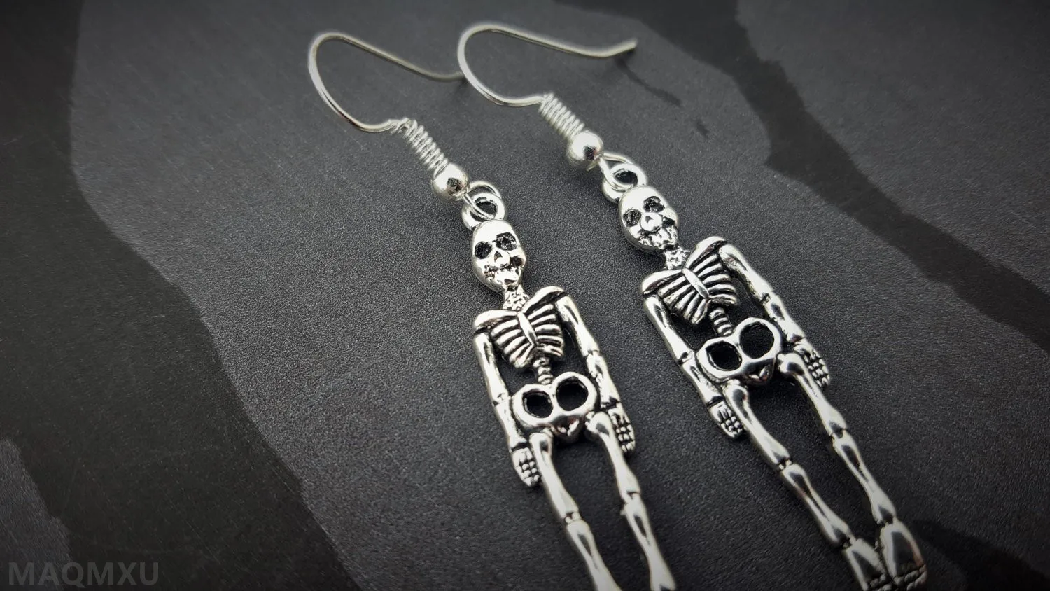 Новинка панковские висячие серьги скелетоны для Хэллоуина ночного клуба