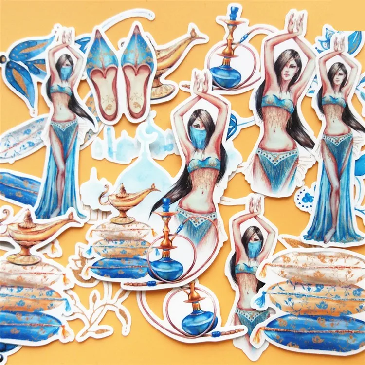 27 шт. наклейки с индийской тематикой для рукоделия и скрапбукинга детские