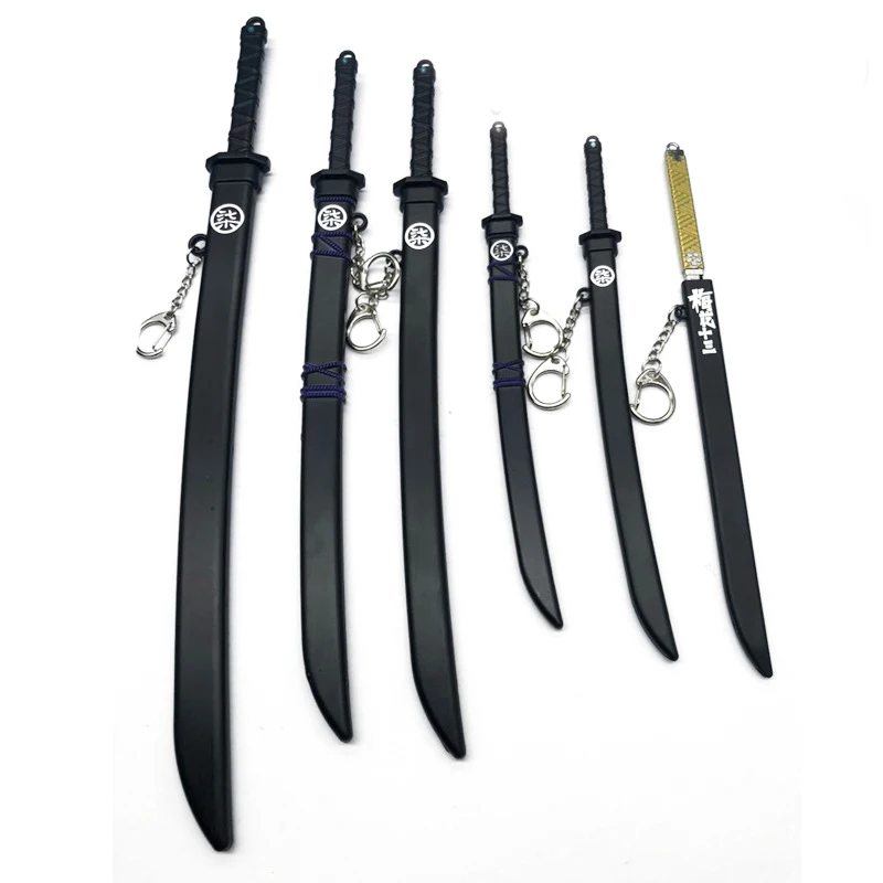 

Металлические подвесные брелоки мини аниме рассекающее демонов искусственная Катана оружие Косплей игрушка Прямая продажа с фабрики