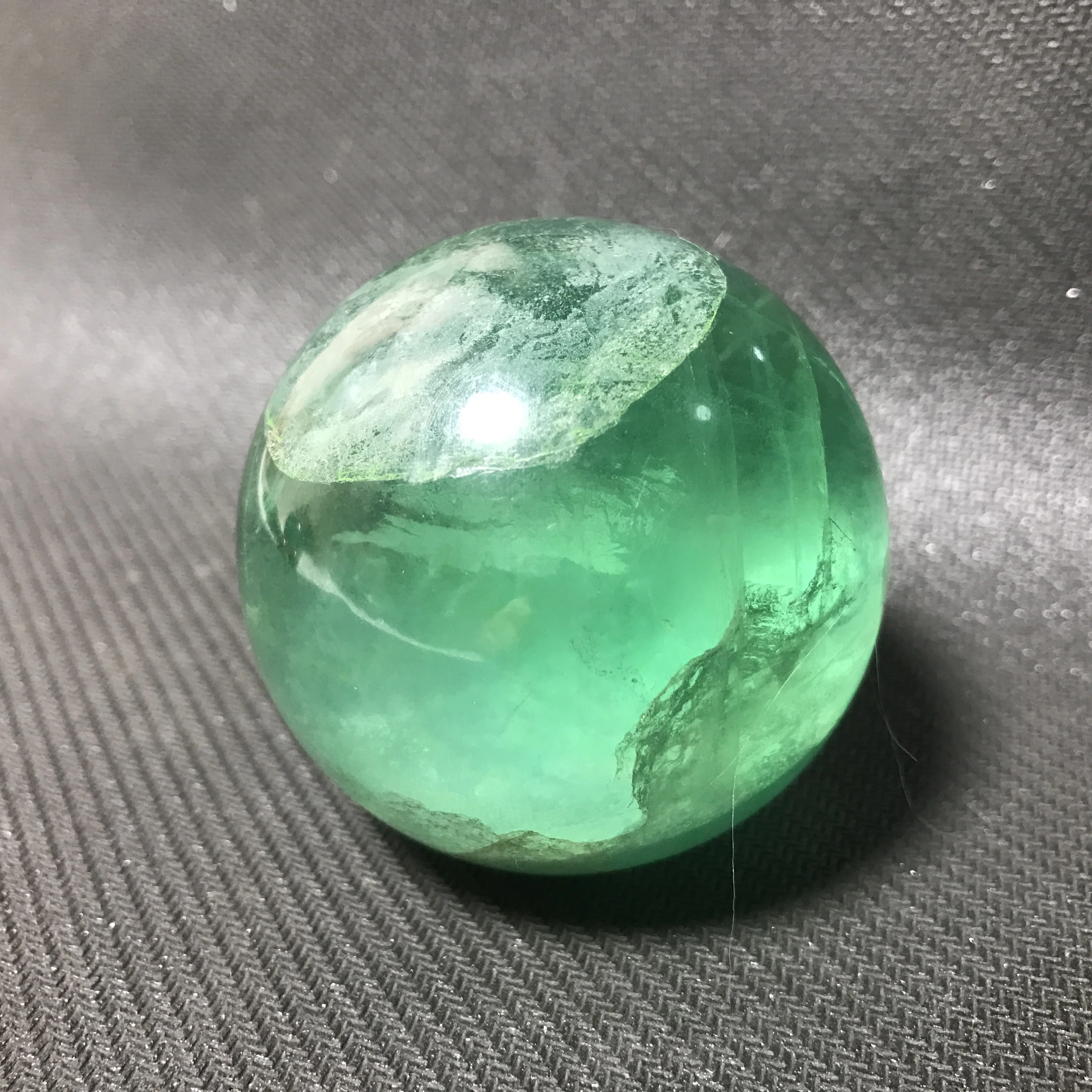 

beautiful natural green fluorite ball gemstone sphere meditation reiki healing crystal stone wholesale Madagascar