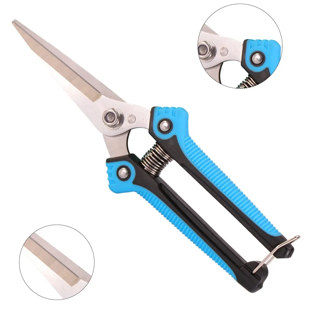 

Mini Shears Pruner Secateurs Pruning Scissors Bypass Sharpener Clippers Garden Tool Bonsai Flower Cultivating Plant Cutter