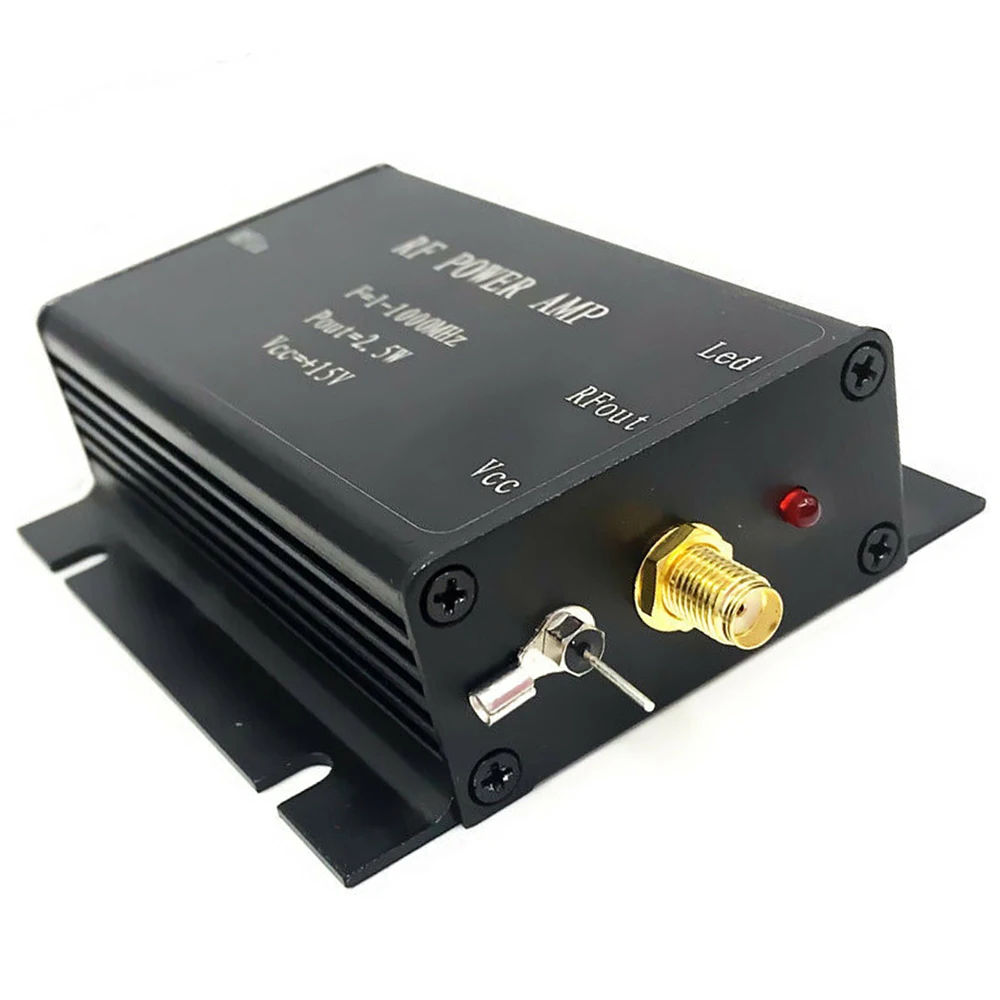 

AMP RF Amplifier Ham Radio Black Standard SMA female 1-1000MHz 2.5W Broadband