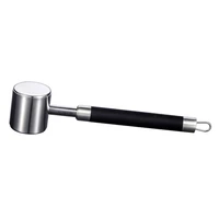 meat mallet tool for kitchen bbq meat hammer sturdy stainless steel steak pounder for beef veal chicken