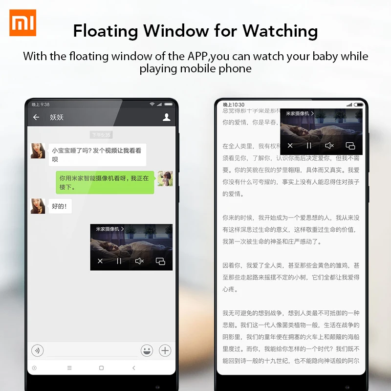 Умная IP-камера Xiaomi Mijia 1080P угол обзора 130 градусов ночное видение 2 4 ГГц Wi-Fi |