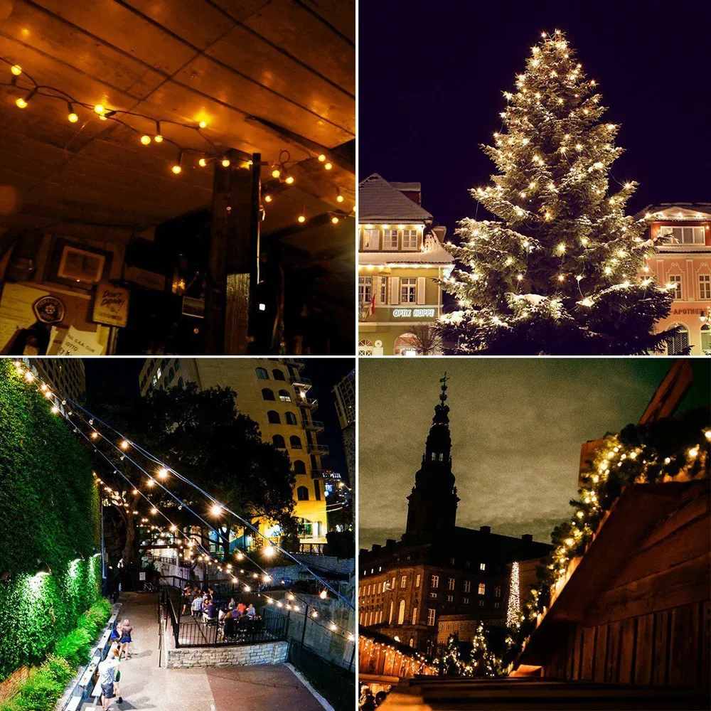 Наружные огни патио вечерние Двор садовый Свадебный 20 Солнечный светодиодный