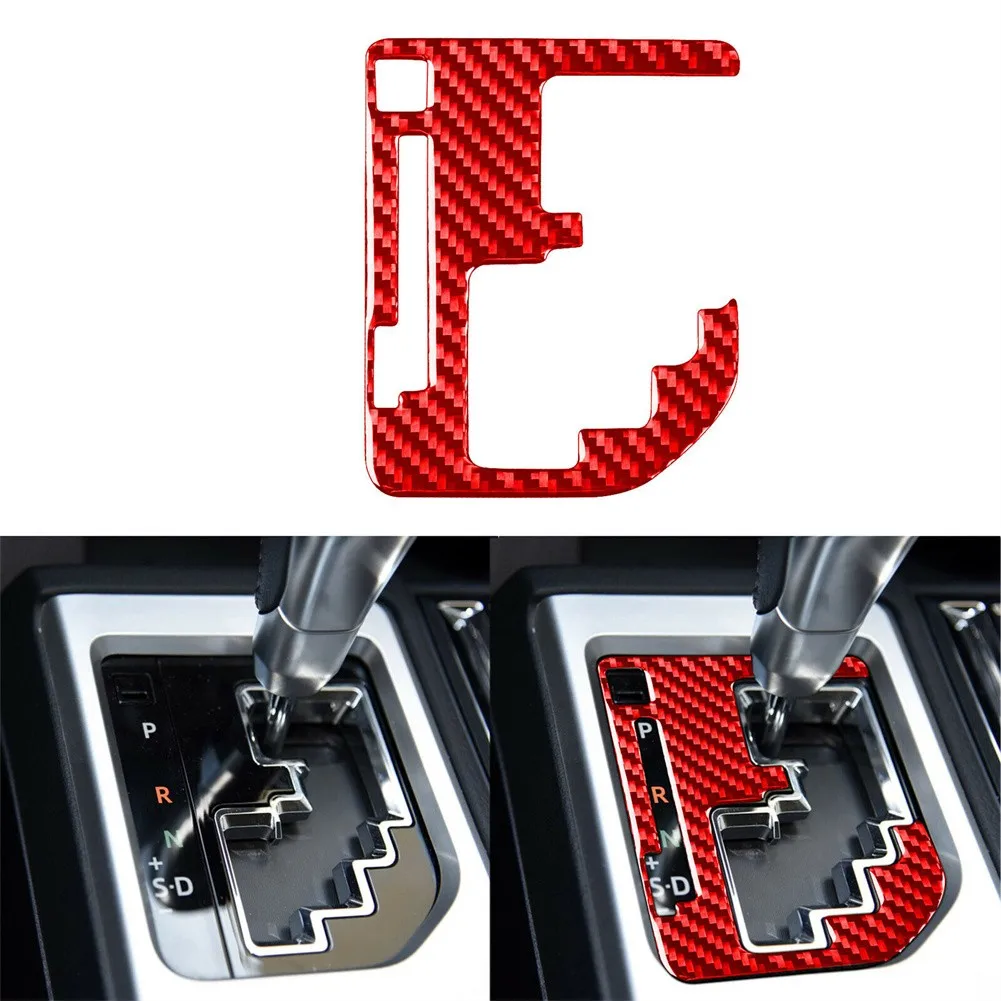 

2014-2018 For Toyota Tundra Carbon Fiber Interior Shift Panel Decoration Sticker Fiber Interior Gear Shift Panel Trim