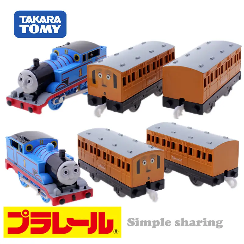 Takara Tomy Pla Rail Plarail Train &amp Friends TS-01 Thomas Japan Railway моторизованный Электрический Паровозик