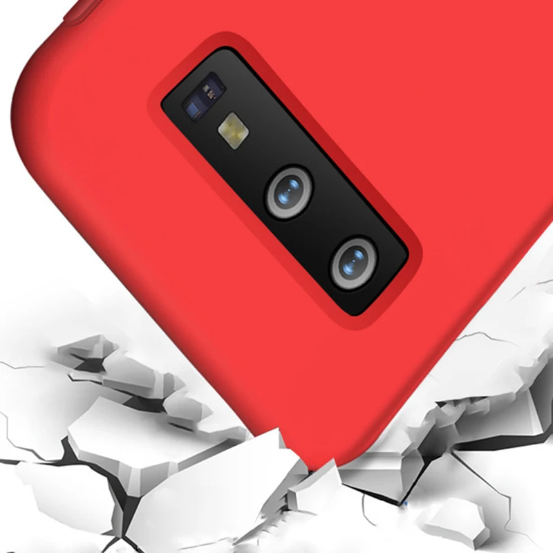 Жидкий силиконовый чехол для Samsung Galaxy S8 S9 S10 Plus S7 Edge Note 8 9 10 Pro A10 A20E A30 A40 A50 A60 A70 A80 M10 M20