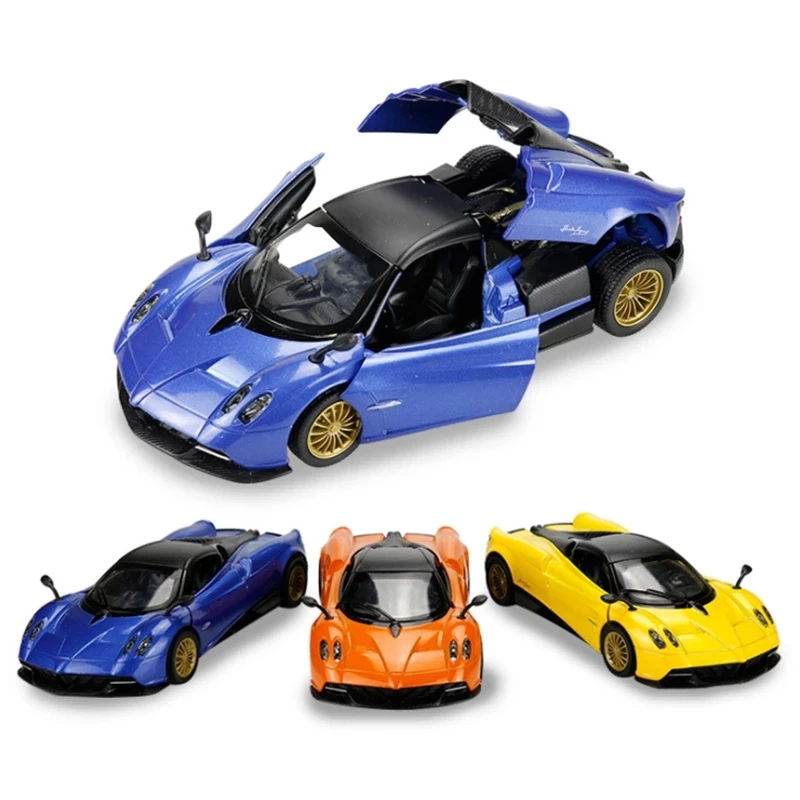 

1:32 Pagani Huayra Alloy Sports Car Diecast High Simulation Model Racing Toy Vehicle Sound And Light Metal Car Collection Toys