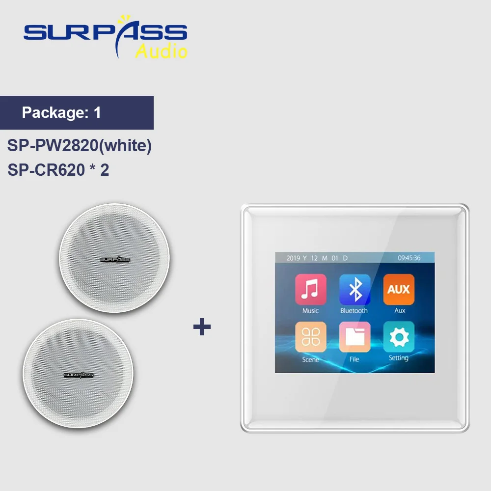 Умная домашняя музыкальная система сенсорный экран Мини Настенный усилитель