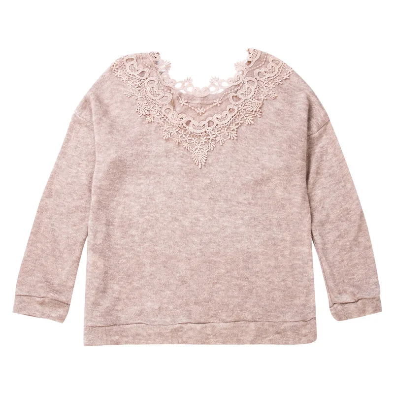 Элегантный женский пуловер свитер топы зима 2019 однотонный розовый вязаный с