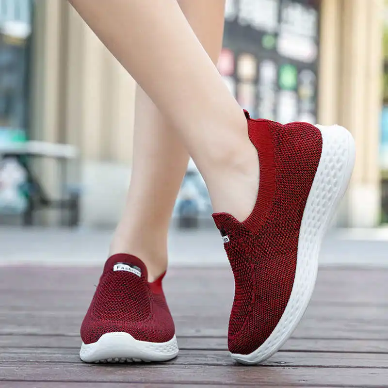 

Sneakers Sport Rubber Soles Women Running Slip-On Sports Shoes Children Sneker White Woman Sneakers Sneakersy Tennis Snackers