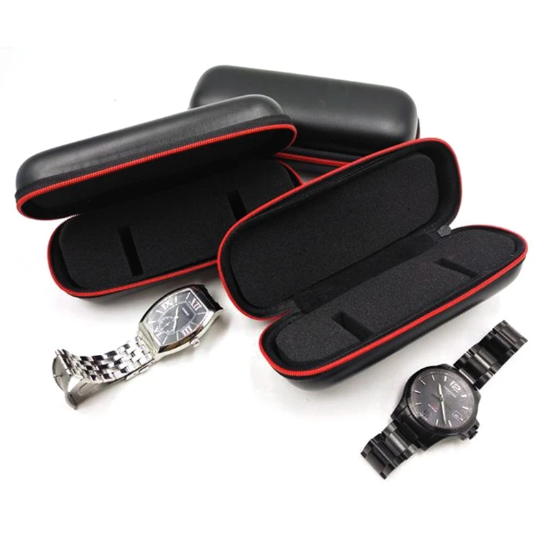 

Portable EVA Watch Case Zippered Holder Waterproof Anti-Fall Packaging Box Storage Watch Collection Travel Gift