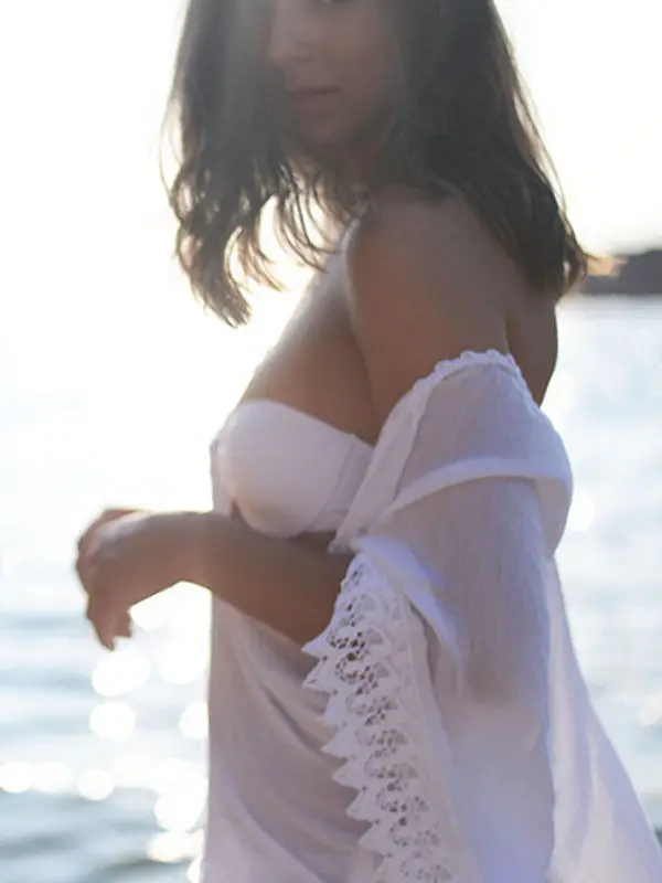 Купальник женский кружевной белый вязаный крючком | Женская одежда