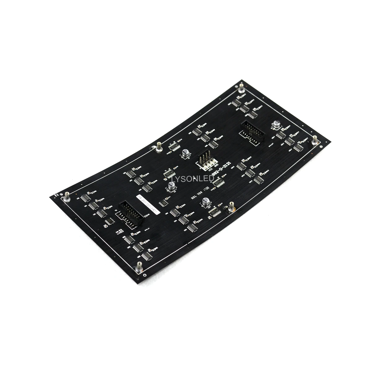 Гибкий P4 P5 Крытый SMD полноцветный светодиодный модуль 64x32 пикселей, колонка цифровой знак Круглый рекламный светодиодный видео баннеры панель