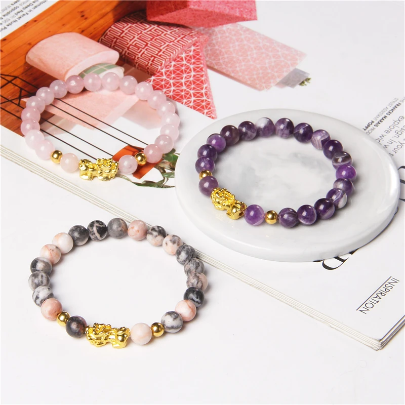 Новый браслет Pixiu талисман на удачу в китайском стиле фэн-шуй Пи Яо богатство