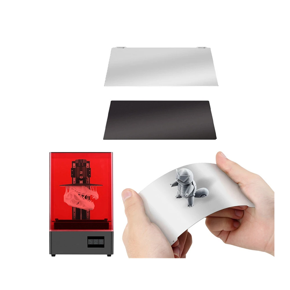 

DLP SLA Light-Cured Spring Steel Plate 192x120mm Photosensitive Resin Platform Magnet