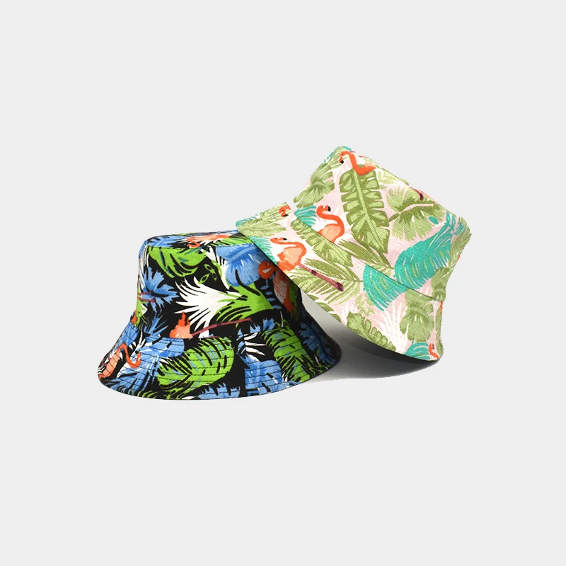 

Floral Print Bucket Hat Cotton Fisherman Hat Sun Fashion Summer Bob Women's Cap Panama For Girls Hats For Women visor