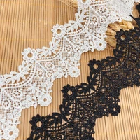 barcode lace water soluble embroidery clothing accessories 7 3cm polyester silk borderless lace