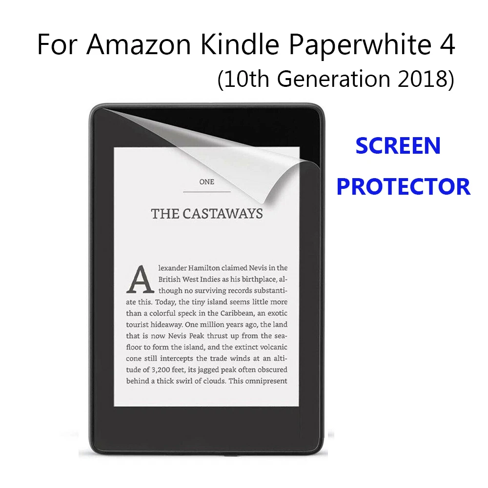 

2.5D High Transparency Screen Protector Guard TPU Protective Clear HD Film For Amazon Kindle Paperwhite 4 10th Generation 2018